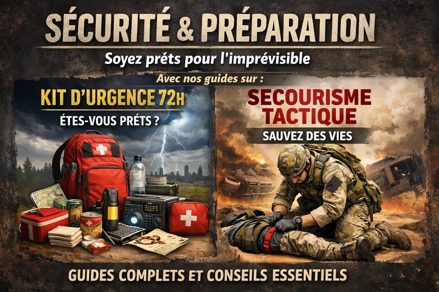 Sécurité & préparation : Anticiper l’imprévisible pour survivre préparation et secours en situation d'urgence